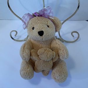 DAN DEE SUGAR/SPICE LAURELL’S ATTIC VINTAGE PLUSH MAMA/BABY BEAR 90’S 9” SOFT